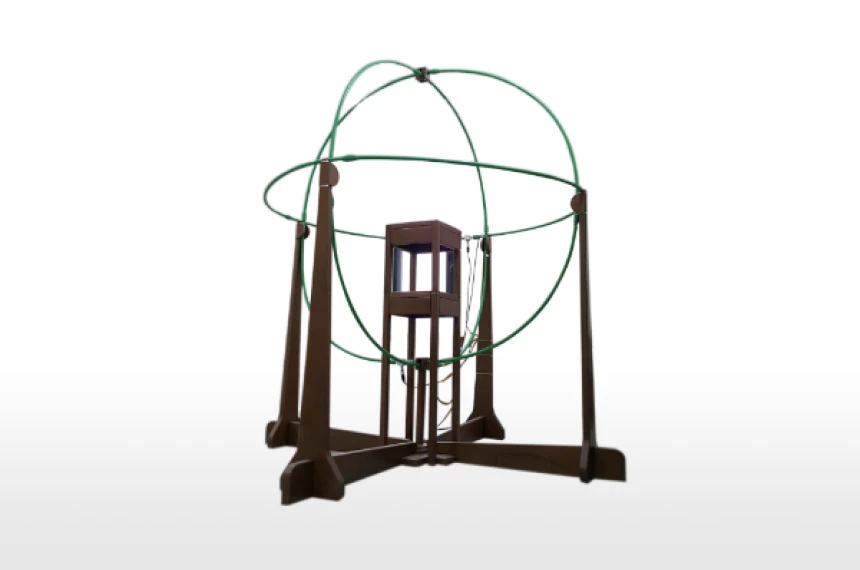 2-metre large Van Veen Loop antenna